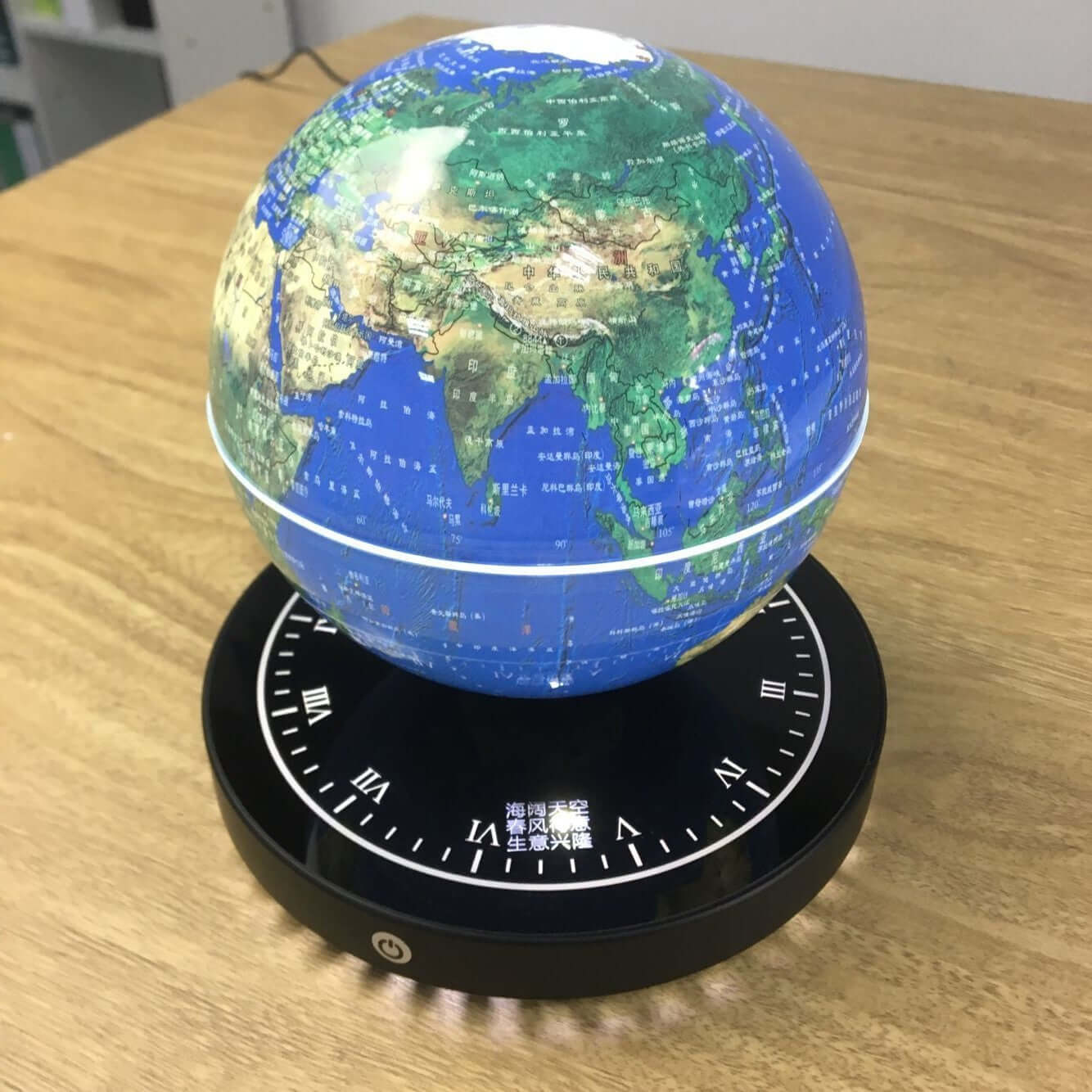 Floating Globe, Magnetic Levitating Globe, 360° Rotating Geographic Globe World Map